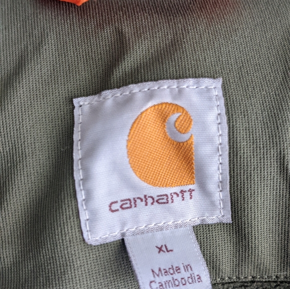 NEW olive green very nice Carhartt jacket - Picture 2 of 6